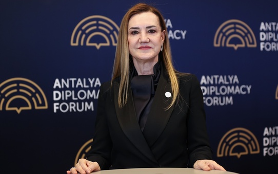 Akdeniz için Birlik Türkiye Cumhuriyeti Özel Temsilcisi ve Büyükelçi Fatma Seniha Nükhet Hotar, barış konusunu vurgulayacak