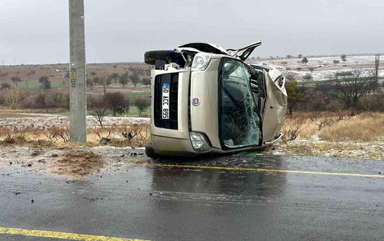 Nevşehir'de meydana gelen trafik kazasında 1 kişi yaralandı