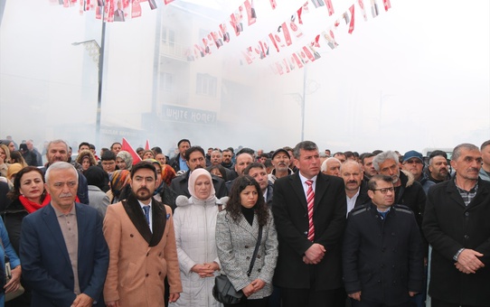 MHP Milletvekili Ahmet Özyürek Şarkışla'da destek istedi