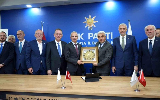 Hisarcık Belediye Başkanı Fatih Çalışkan, Ulaştırma ve Altyapı Bakanı'na taleplerini iletti