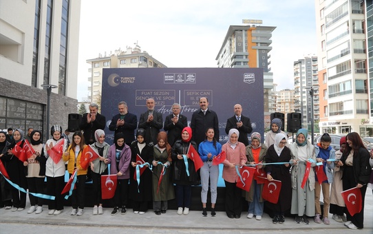 Konya Büyükşehir Belediyesi tarafından yapılan açılış töreni