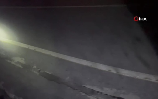 Şırnak-Hakkari yolu çökme nedeniyle trafiğe kapatıldı