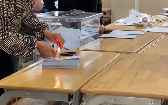 Zonguldak'ta oy sayımı devam ediyor
