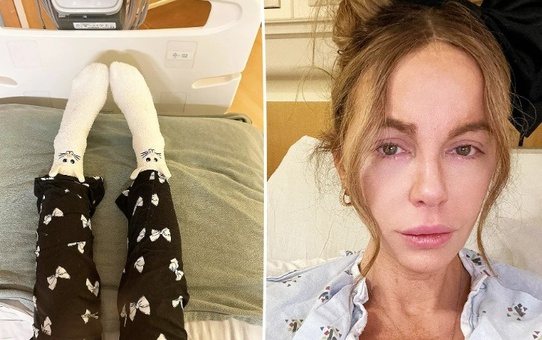 İngiliz oyuncu Kate Beckinsale, Paskalya'yı hastanede geçirdi