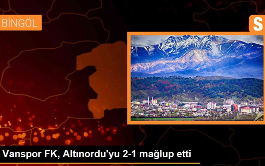 Vanspor FK, Altınordu'yu 2-1 mağlup etti