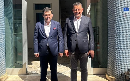 Espiye Kaymakamı ve Müftü, Espiye Belediye Başkanı'nı ziyaret etti