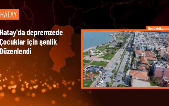 Afrika'nın Renkleri Derneği, Hatay'da depremlerden etkilenen çocuklar için şenlik düzenledi
