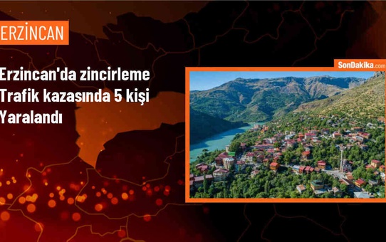 Erzincan'da Zincirleme Trafik Kazası: 5 Yaralı