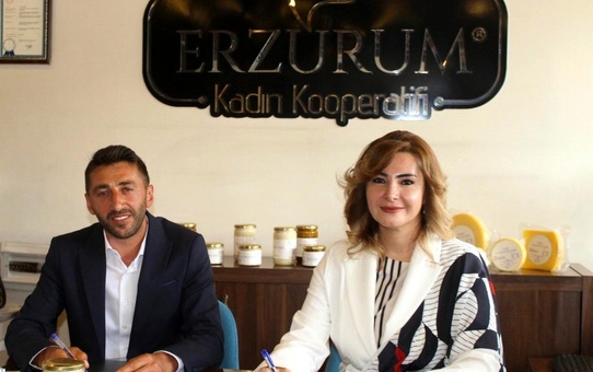 Erzurum Kadın Kooperatifi ve Köyden Gelsin Arasında Protokol İmzalandı