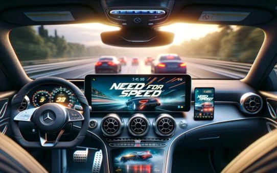 Mercedes, Need for Speed Mobile'ı kokpite taşıyor