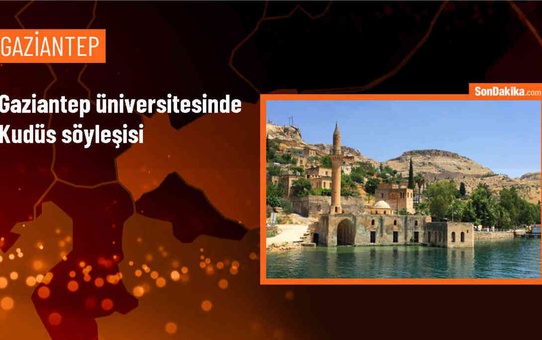GAÜN İlahiyat Fakültesi öğrencileri Kudüs konulu söyleşi düzenledi