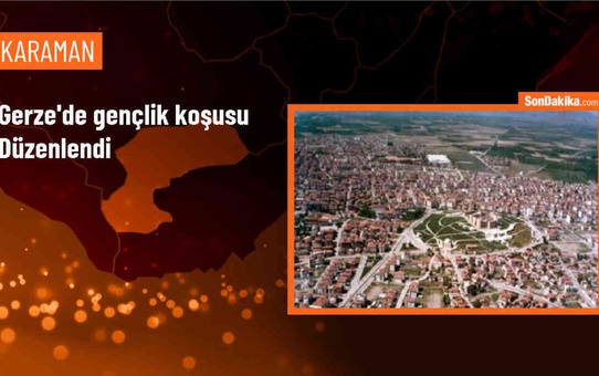 Sinop'un Gerze ilçesinde Gençlik Haftası kapsamında Gençlik Koşusu düzenlendi