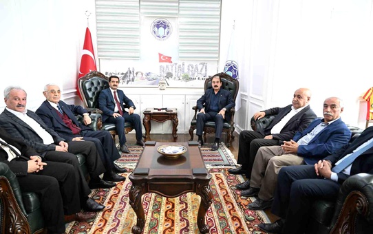 Battalgazi Belediye Başkanı Bayram Taşkın, esnaf odaları başkanlarını kabul etti