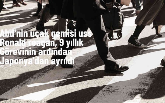 ABD'nin nükleer güçle çalışan uçak gemisi Japonya'dan ayrıldı
