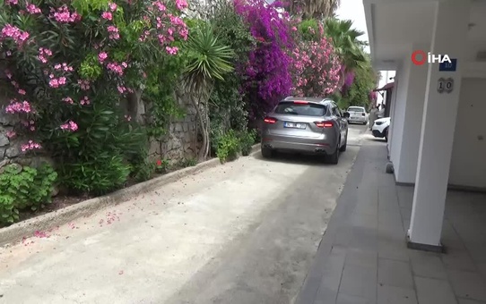 Çetin Doğan, Bodrum'daki evine geldi