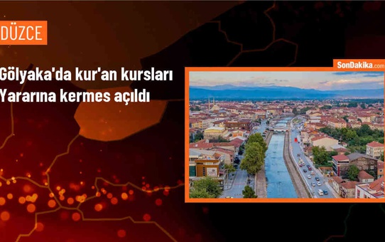 Gölyaka'da Kur'an kursları yararına kermes düzenlendi