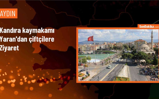 Kandıra Kaymakamı çiftçilere ziyaretlerini sürdürüyor