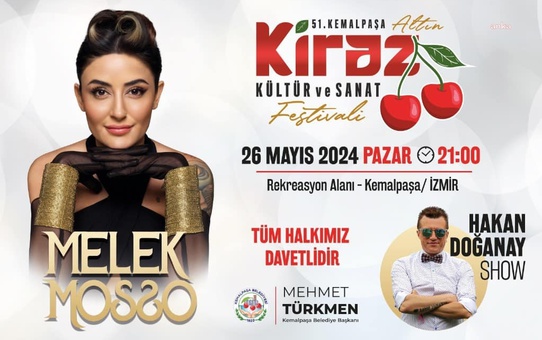 Kemalpaşa Altın Kiraz Kültür ve Sanat Festivali Başlıyor