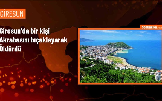 Giresun'da kavga sırasında akrabasını bıçaklayarak öldüren kişi yakalandı