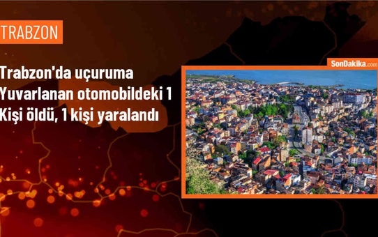 Trabzon'da otomobil uçuruma yuvarlandı: 1 ölü, 1 yaralı