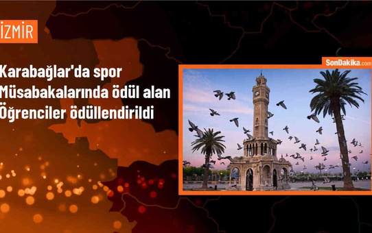 Karabağlar'da Spor Müsabakalarında Başarılı Öğrencilere Ödüller Verildi