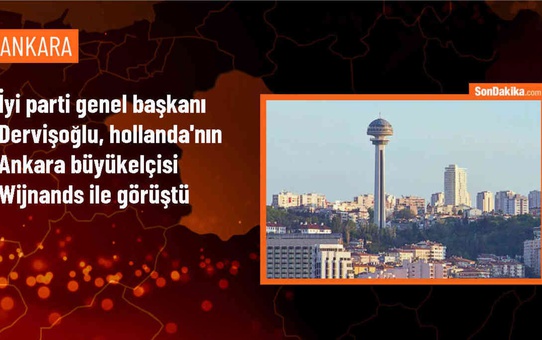 İYİ Parti Genel Başkanı Müsavat Dervişoğlu, Hollanda Büyükelçisi Joep Wijnands ile görüştü