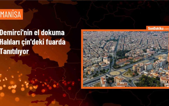 Manisa Demirci halıları Çin'deki Domotex asia/Chinafloor fuarında sergilendi