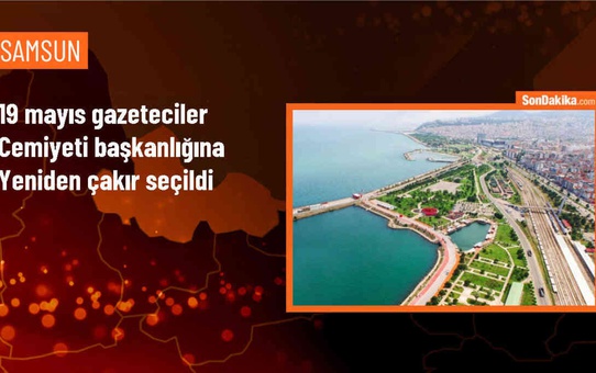 Samsun 19 Mayıs Gazeteciler Cemiyeti Olağan Genel Kurulu'nda Yusuf Ziya Çakır yeniden başkan seçildi