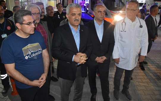 Kırıkkale Valisi Makas, yaralıları ziyaret etti