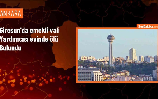 Giresun'un Şebinkarahisar ilçesinde emekli vali yardımcısı evinde ölü bulundu