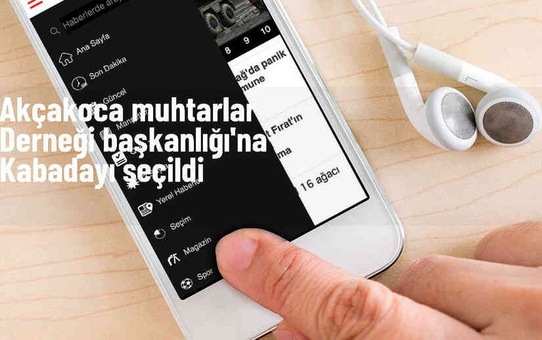 Akçakoca Muhtarlar Derneği Başkanlığı'na Murat Kabadayı seçildi