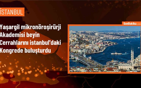 Yaşargil Mikronöroşirürji Akademisi İstanbul'da düzenlenen kongrede beyin cerrahlarını bir araya getirdi