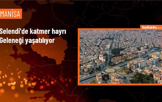 Manisa'da kadınlar yol kenarında katmer ikram ediyor
