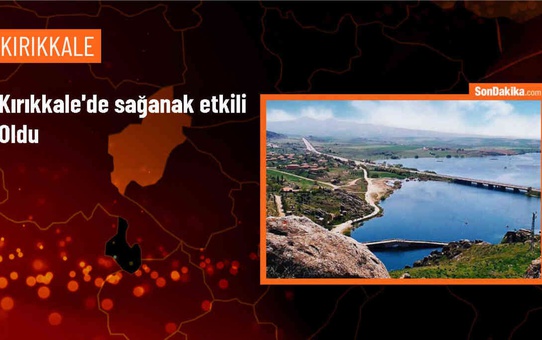 Kırıkkale'de Sağanak Sonucu Ev ve Ahır Sular Altında Kaldı