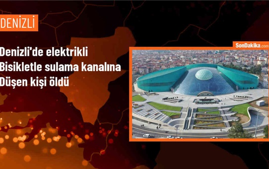 Elektrikli bisikletle kanala düşen kişi hayatını kaybetti