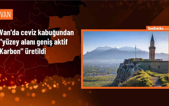 Van YYÜ'de ceviz kabuğundan yüzey alanı geniş aktif karbon üretimi