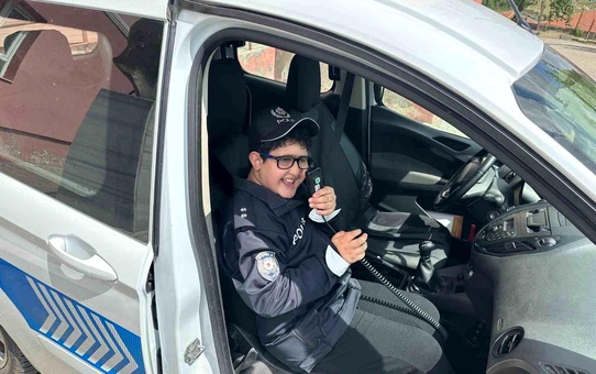 Aksaray'da Özel Öğrenci Polis Olma Hayalini Gerçekleştirdi
