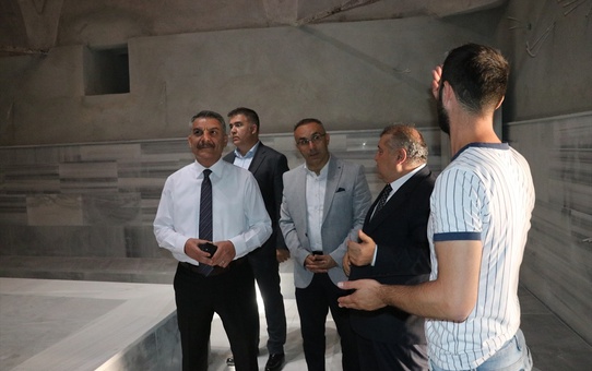 Yozgat'ta tarihi Başçavuş Çifte Hamamı'nın restorasyonu tamamlanıyor