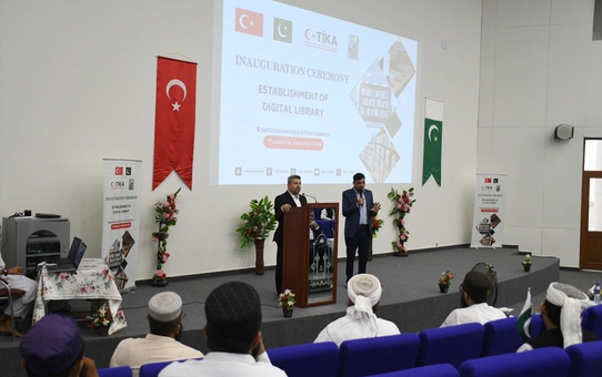 TİKA, Pakistan'da dijital kütüphane açtı