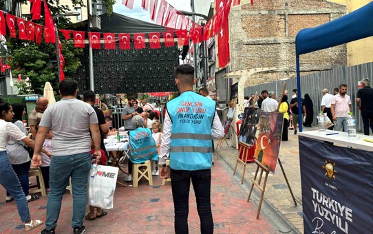 AK Parti Karabük İl Gençlik Kolları, 15 Temmuz Demokrasi ve Milli Birlik Günü'nde çocuklarla bir araya geldi