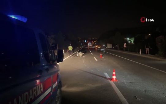 Motosiklet sürücüsü kaza sonucu hayatını kaybetti
