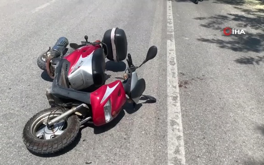 Karaman'da otomobil ile motosiklet çarpıştı: 1 yaralı