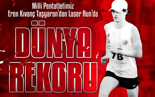 Eren Kıvanç Taşyaran, UIPM U19 Dünya Şampiyonası'nda dünya rekoru kırdı