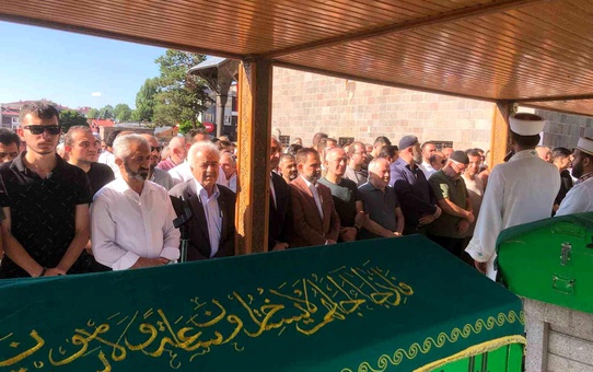 Muhammet İspirli'nin annesi Ayişe İspirli son yolculuğuna uğurlandı
