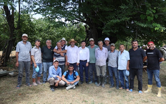 Kocaali'de Fındık Bahçelerine Ulaşım İçin Yol Çalışmaları Başlatıldı
