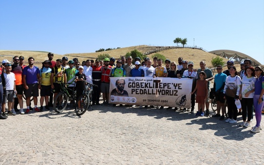 Göbeklitepe'yi gün yüzüne çıkaran Prof. Dr. Klaus Schmidt anısına bisiklet etkinliği düzenlendi
