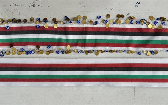 Trabzonlu Dokumacı Filistin'e Destek İçin Bandana Üretiyor