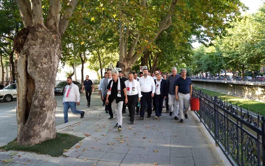 Kastamonu'da Hamas liderinin şehit edilmesine tepki yürüyüşü düzenlendi