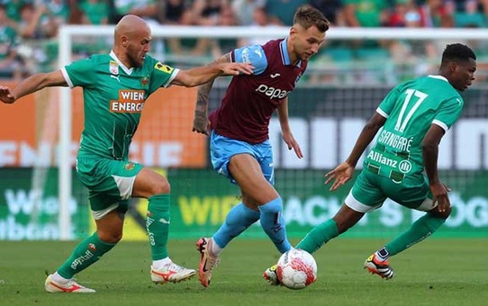 Rapid Wien'e 2-0 yenilen Trabzonspor, UEFA Avrupa Ligi'ne veda etti