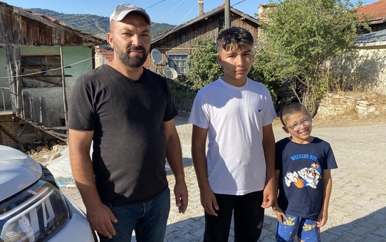 Bolu Göynük'te çıkan orman yangınının başlangıcı cep telefonu kamerasında
